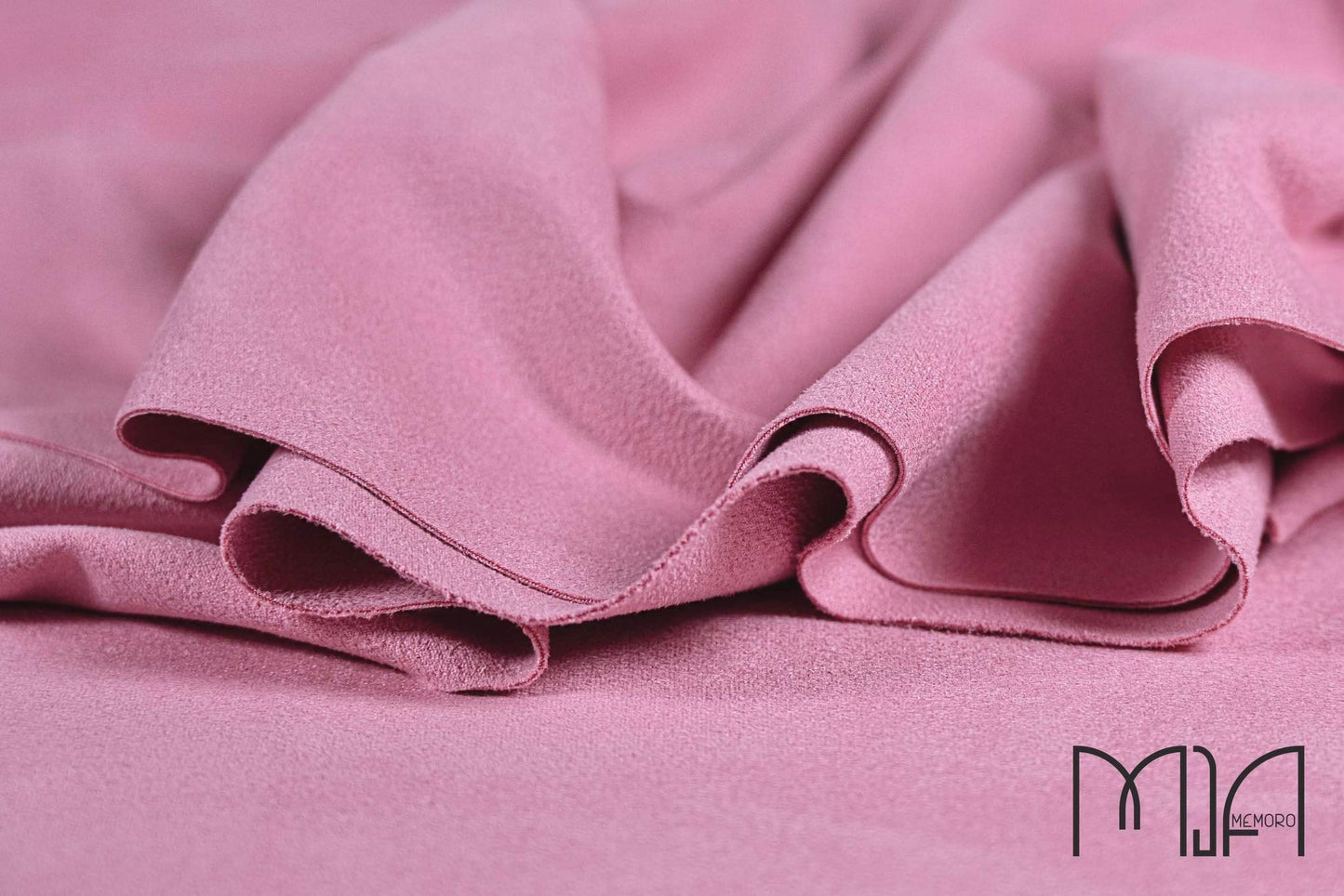 Faux double-sided suede/Pink powder/