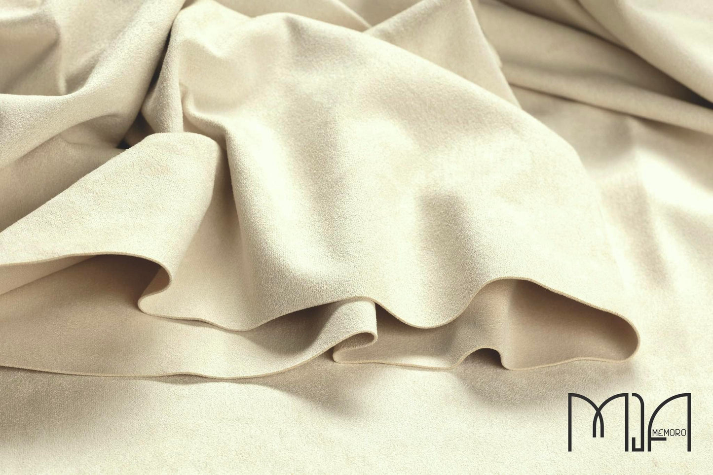 Faux double-sided suede/Ivory/