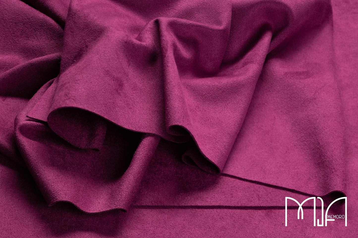 Faux double-sided suede/Plum/