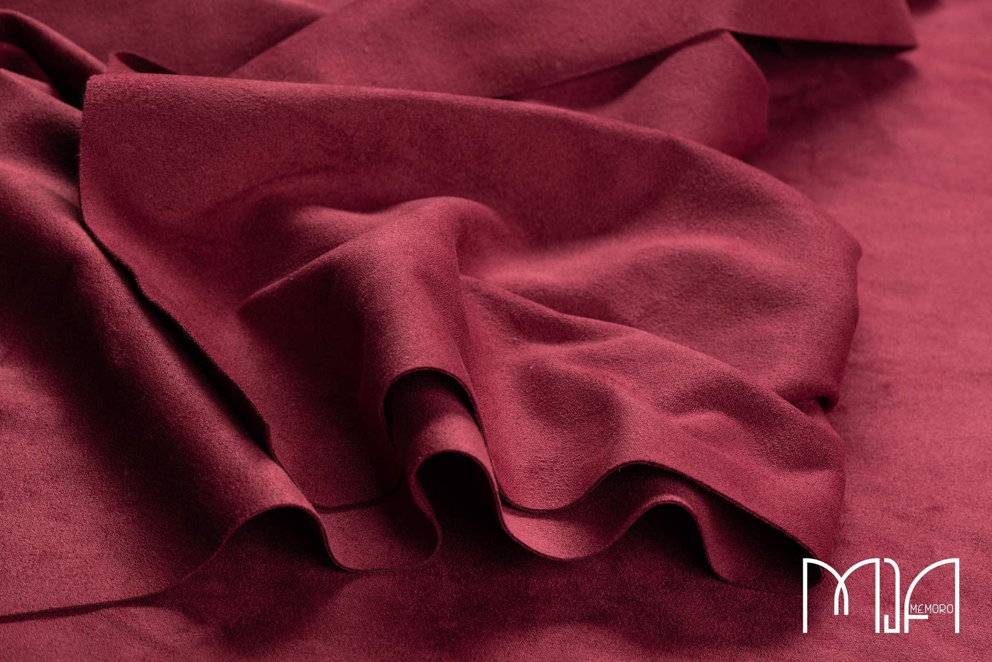 Faux double-sided suede/Wine/